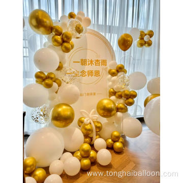 Teacher's Day scene arrangement with decorative balloons